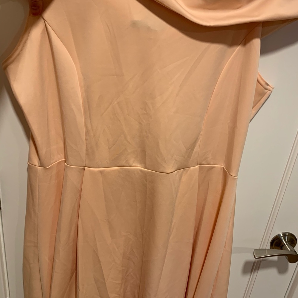 SOLD Boohoo New Off the Shoulder Hi Lo Midi Dress - Picture 3 of 15